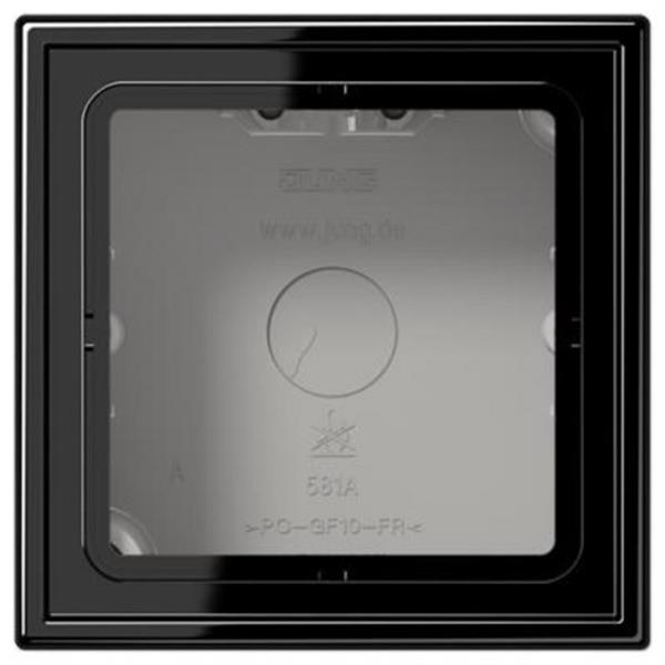 JUNG LS581ASW Caja superfície simple 81x81x47mm negro