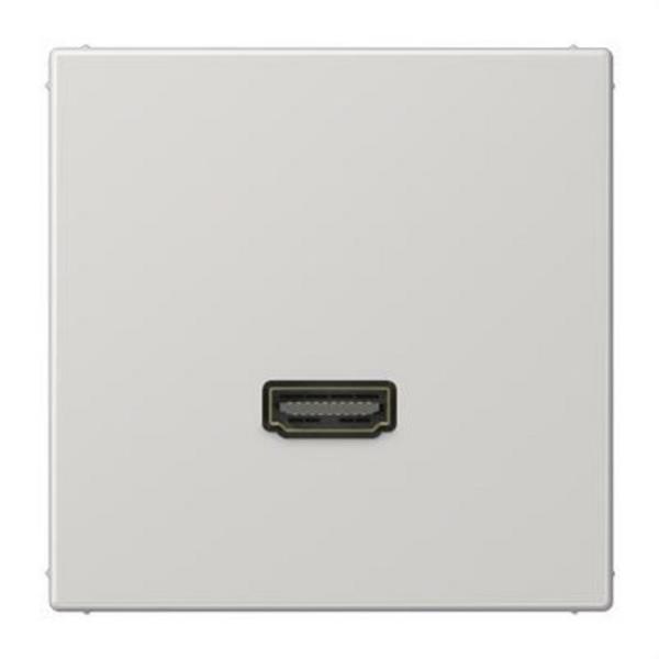 JUNG MALS1112LG Placa HDMI gris claro para Serie LS