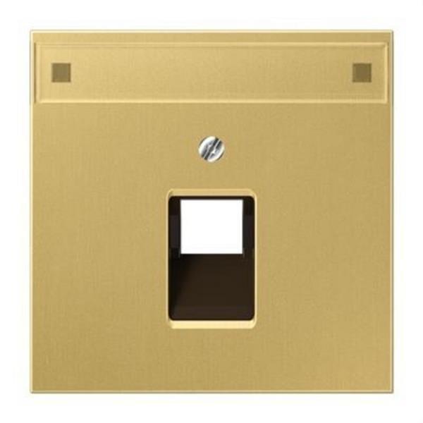 JUNG ME2969-1NAUAC Placa rótulo inscripción para toma UAE-UPO latón classic