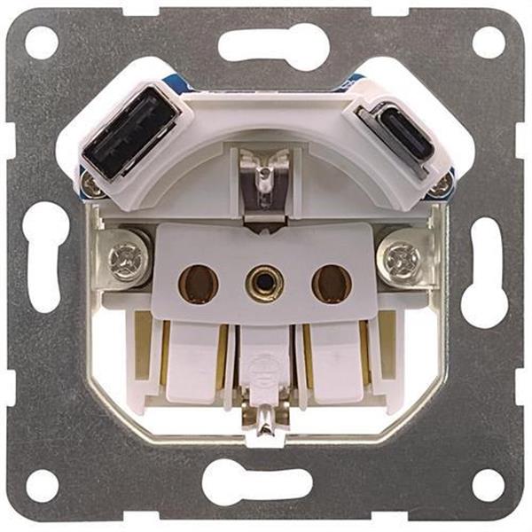 BJC 18524-USBC Base toma schuko USB AC PD