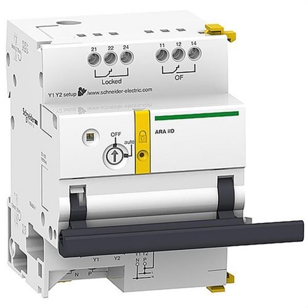 SCHNEIDER ELECTRIC A9C70344 Mando motorizado con reconexión automática ARA para iID 4P con 1 programa