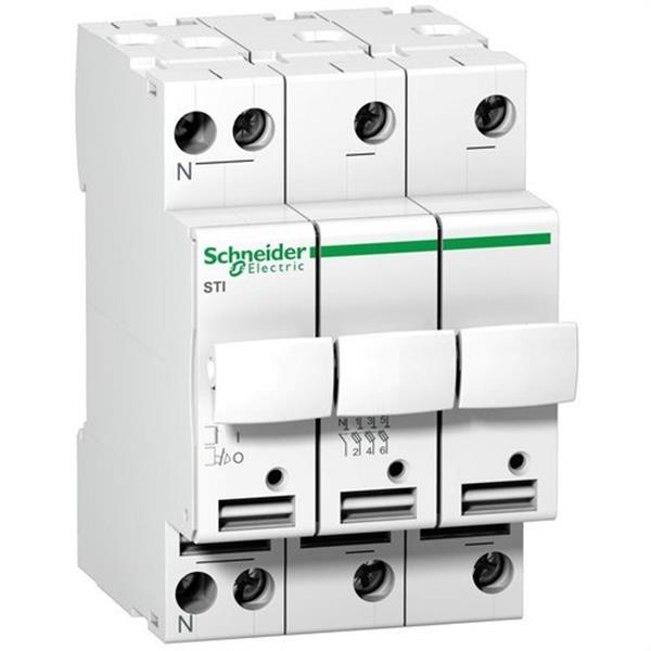 SCHNEIDER ELECTRIC A9N15658 Portafusibles seccionador STI 3P+N 500V
