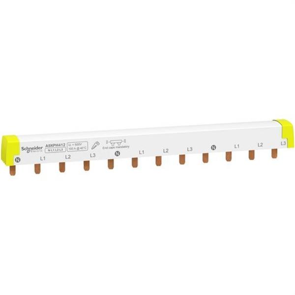 SCHNEIDER ELECTRIC A9XPH412 Peine tetrapolar 24 pasos K60N C60 ID