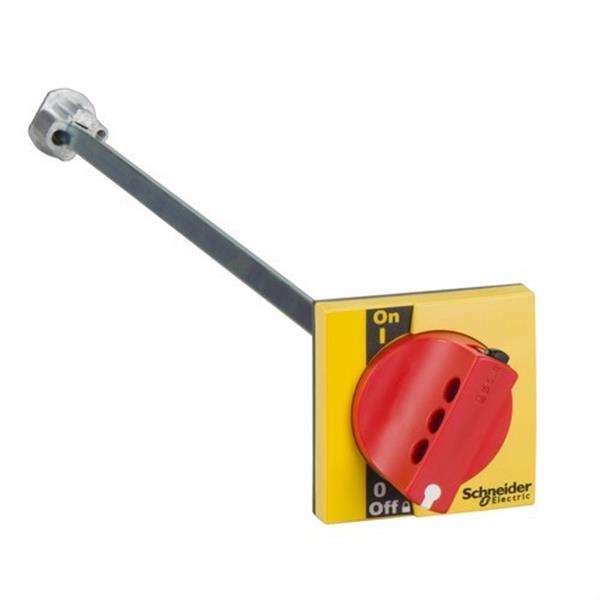 SCHNEIDER ELECTRIC LV428942 Mando rotativo prolongador frontal rojo / amarillo INS40 160A