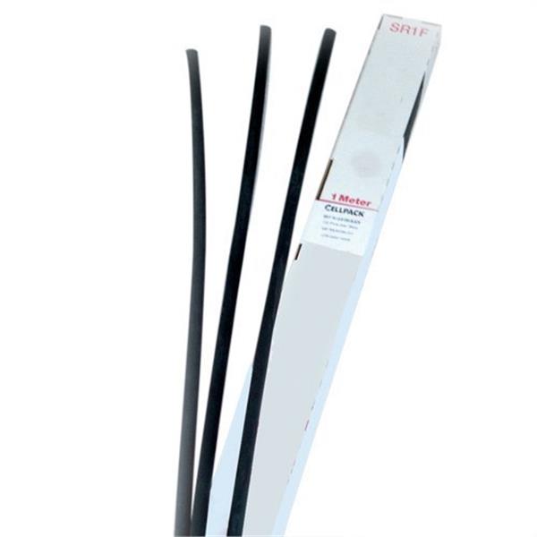 CELLPACK 457359 Tubo termorretráctil pared delgada sin adhesivo SR1F 12,7-6,4 1000mm marrón
