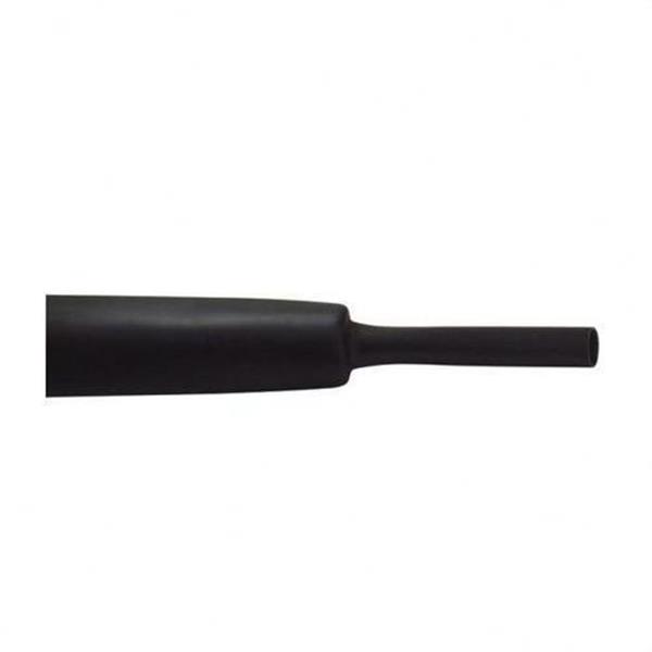 CELLPACK 457284 Tubo termoretractil pared delgada sin adhesivo SR1F 25,4-12,7 negro en tiras de 1m (Caja 10