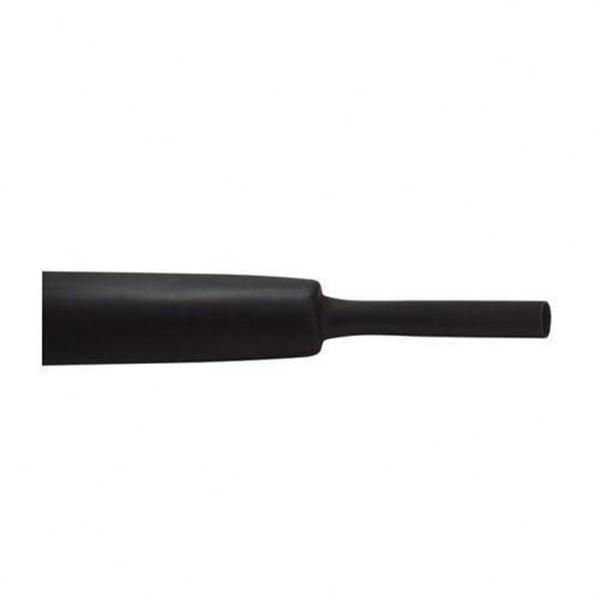 CELLPACK 457282 Tubo termoretractil pared delgada sin adhesivo SR1F 12,7-6,4 negro en tiras de 1m (Caja 10 