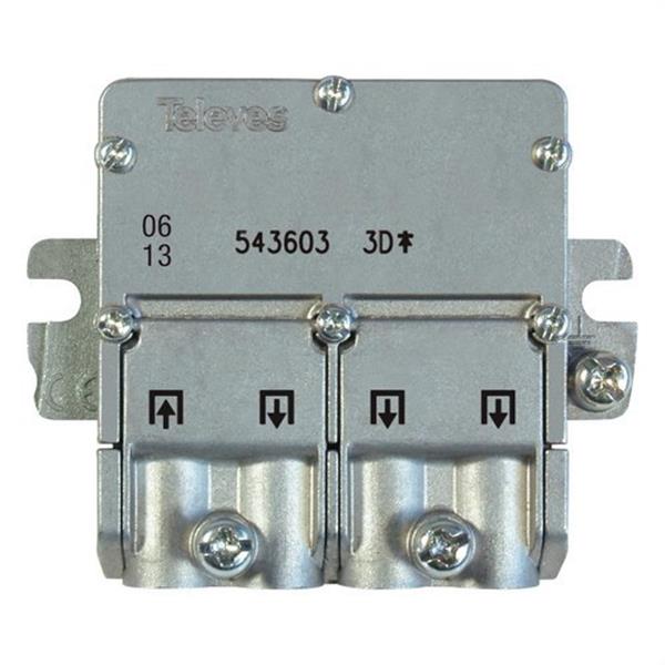 TELEVES 543603 Mini repartidor 5 2400MHz Easyf 3D 8,5/7,5dB