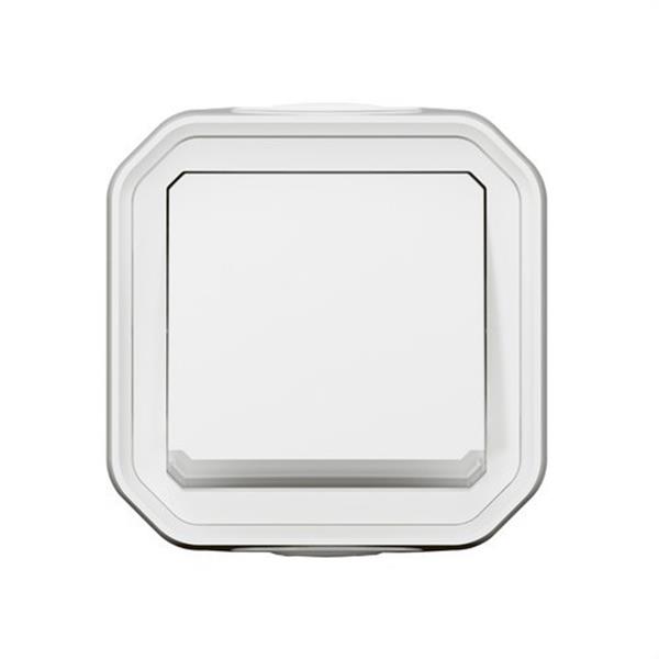 LEGRAND 069823L Pulsador NA luminoso Plexo monobloc de empotrar, 10A, blanco