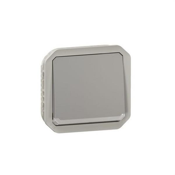 LEGRAND 069527L Interruptor bipolar Plexo 16A modular, gris