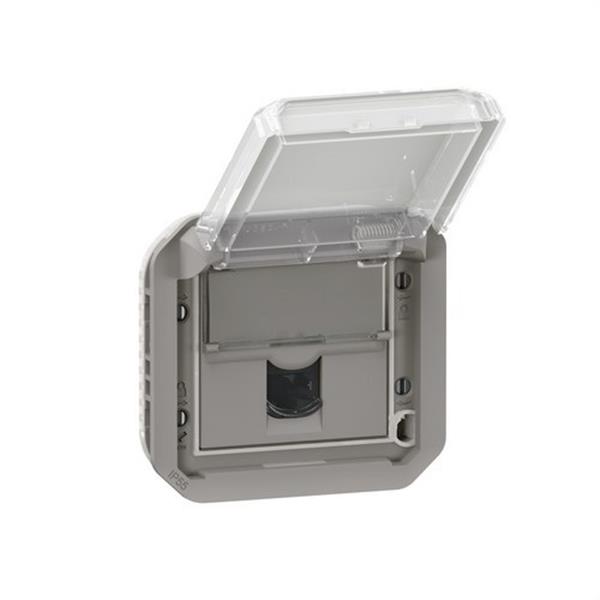LEGRAND 069561L Base RJ45 Cat.6 UTP Plexo, modular, gris