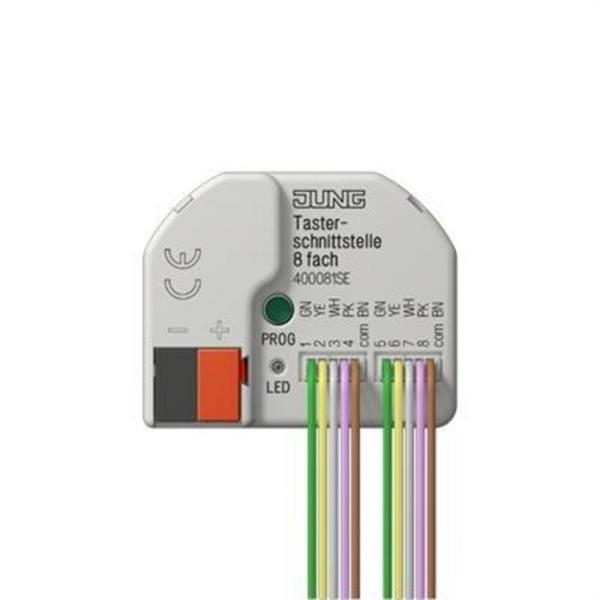 JUNG 400081SE Entrada binaria KNX compacta 8 fases