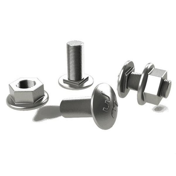 BASOR 204356 Pack B1 cincado (EZ) tornillo M6 DIN603 y tuerca DIN6923 (Pack 100u)