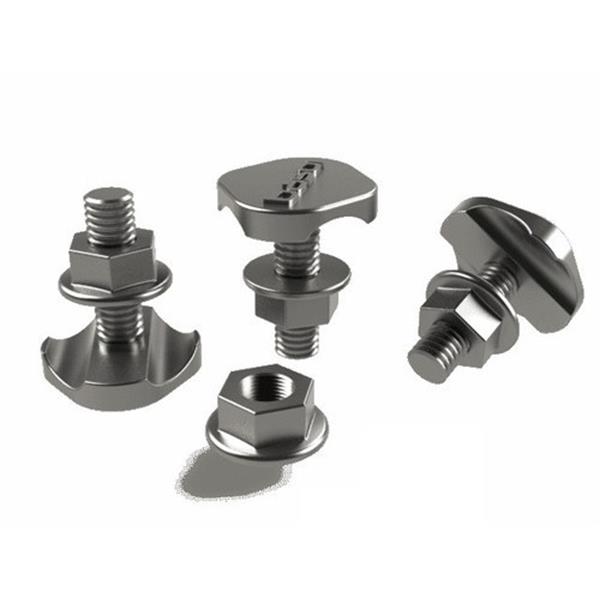 BASOR 204362 Conjunto CTBF tornillo BF y tuerca M6 DIN6923 cincado (EZ)
