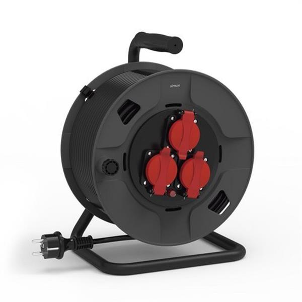 SIMON EX922501 Extensible PRO 3T con tapa IP55 20m