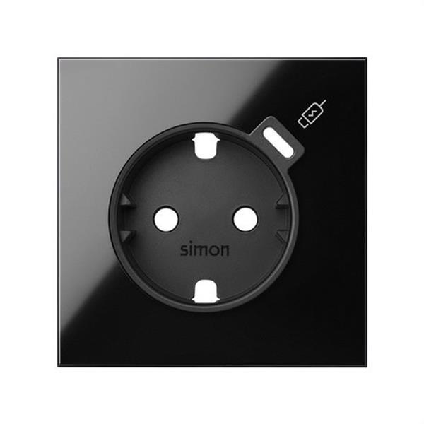 SIMON 10000050-138 Tapa para base schuko SIMON 100 - EMPOTRAR con cargador USB C