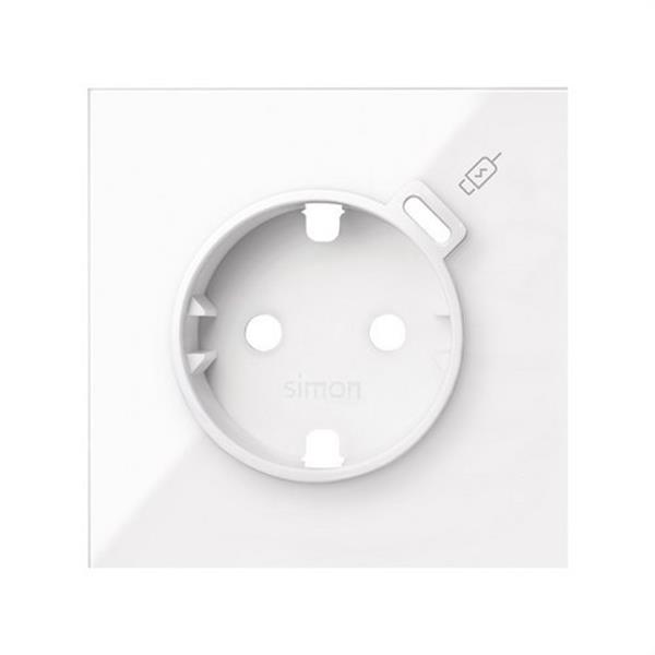 SIMON 10000050-130 Tapa para base schuko SIMON 100 - EMPOTRAR con cargador USB C