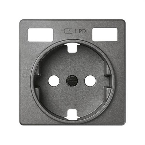 SIMON 8200061-096 Tapa base enchufe schuko SERIE 82 CONCEPT - EMPOTRAR con 2 USB C + C