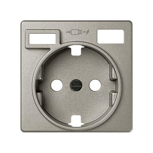 SIMON 8200050-094 Tapa base enchufe schuko SERIE 82 CONCEPT - EMPOTRAR con 2 USB C + A