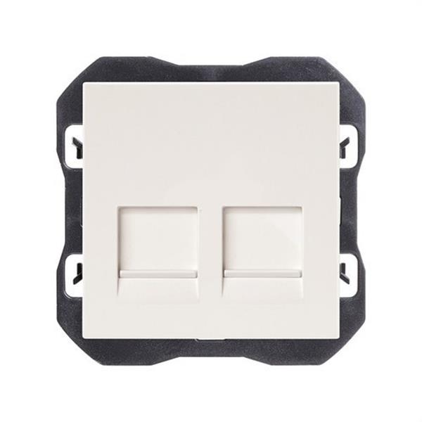 SIMON 20000188-190 Tapa RJ45 SIMON 270 - EMPOTRAR doble con conector