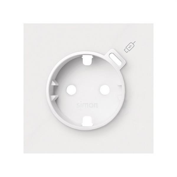 SIMON 10000050-230 Tapa para base schuko SIMON 100 - EMPOTRAR con cargador USB C