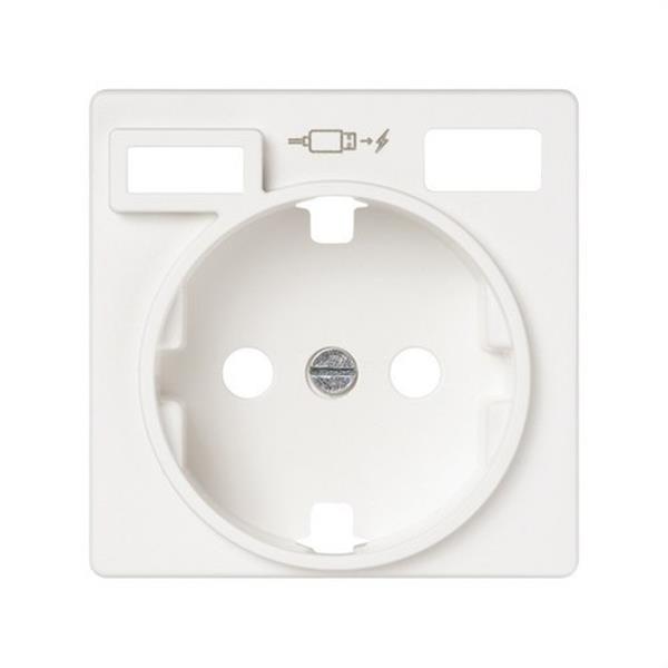 SIMON 8200050-090 Tapa base enchufe schuko SERIE 82 CONCEPT - EMPOTRAR con 2 USB C + A