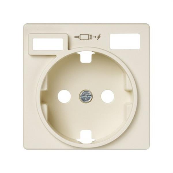 SIMON 8200050-031 Tapa base enchufe schuko SERIE 82 - EMPOTRAR con 2 USB C + A