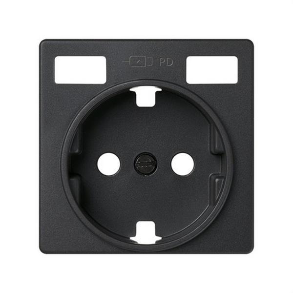 SIMON 8200061-038 Tapa base enchufe schuko SERIE 82 - EMPOTRAR con 2 USB C + C