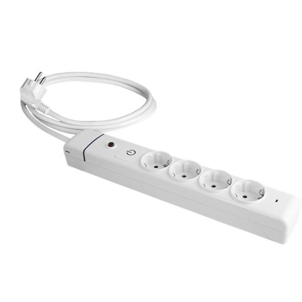 SOLERA 41ILSO Prolongador con 4 tomas 2P+T 16A 250V con interruptor luminoso 1,5m de cable H05VV-F 3G1,5m