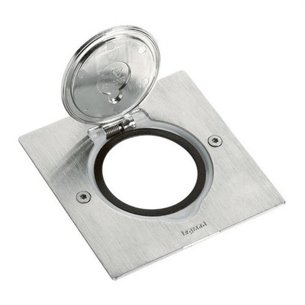 LEGRAND 089700 Caja suelo 2 módulos IP44 inoxidable