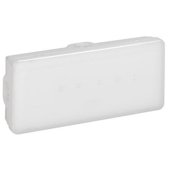 LEGRAND 661434 Luminaria de emergencia B55LED 350lm 1 hora IP55 permanente / no permanente