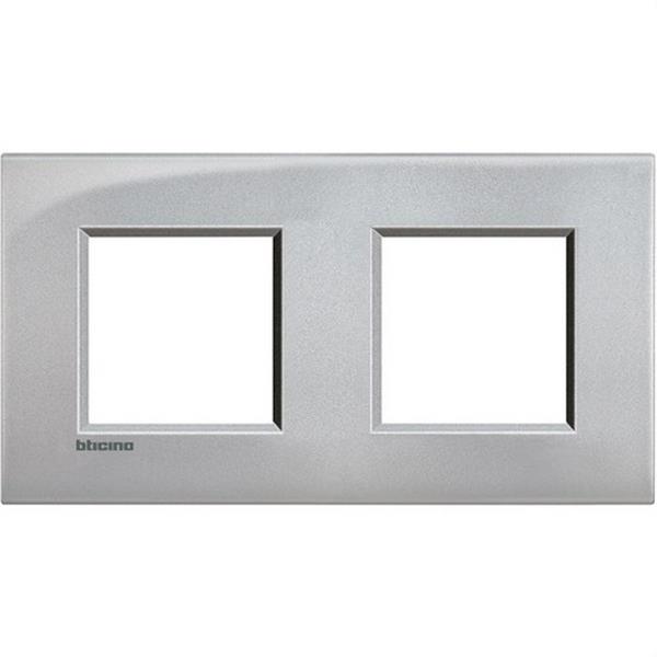 BTICINO LNE4802M2TE Placa Livinglight Air 2x2 módulos TECH