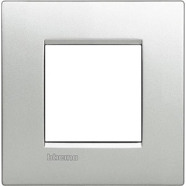 BTICINO LNE4802TE Placa Livinglight Air con 2 módulos TECH