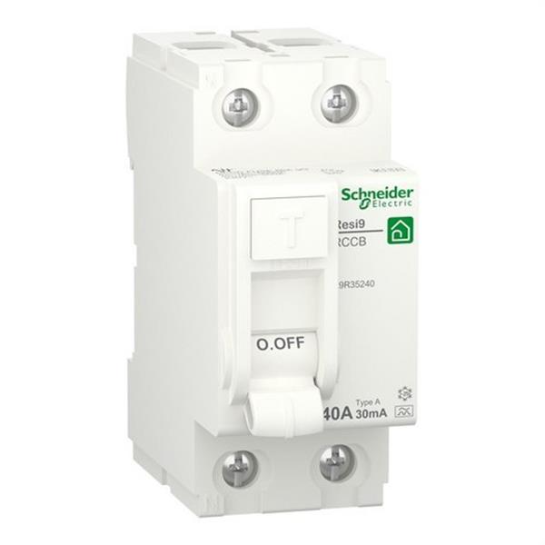 SCHNEIDER ELECTRIC R9R35240 Interruptor diferencial Resi9 RCCB 2P 40A 30mA A