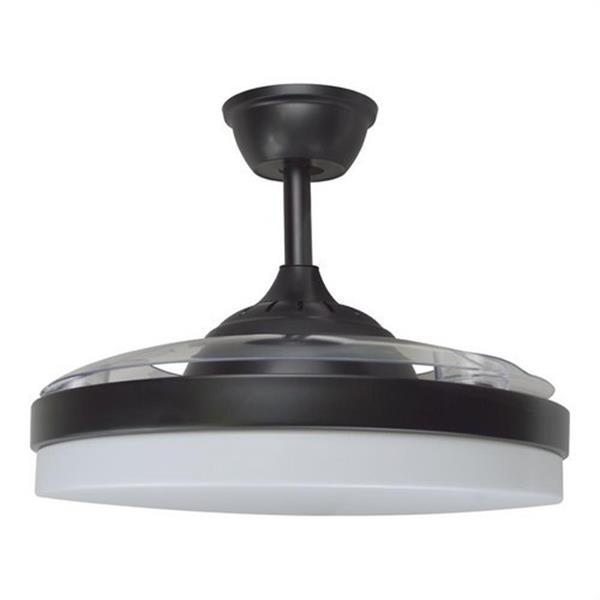 CONALUX TAHITI-19 Ventilador/plafón LED modelo TAHITI negro 72W 3600lm