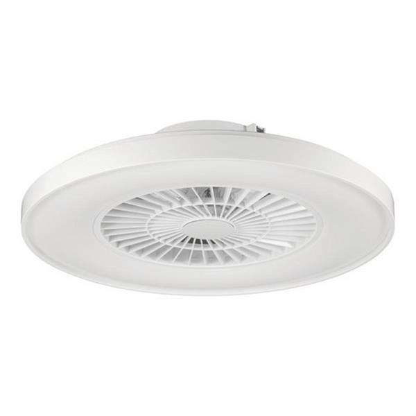 CONALUX ATLANTIC-01 Ventilador/plafón LED ATLANTIC motor DC 24 velocidades CDC (3K-6K) blanco con mando incorpo