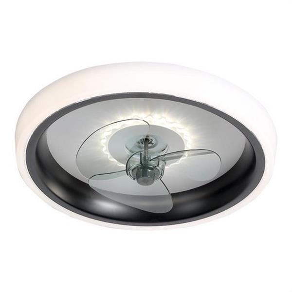 CONALUX IBIZA-N Ventilador negro 48W CDC (motor DC)