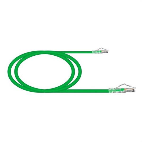 KEYNET SYSTEMS TL-6AUTB26-0025G Latiguillo Cat6/6A U/UTP 26 AWG flex contactos 15µ" LSZH-FR verde 0,25m