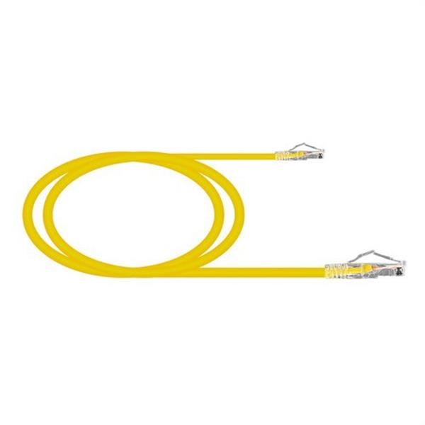 KEYNET SYSTEMS TL-6AUTB26-005Y Latiguillo Cat6/6A U/UTP 26 AWG flex contactos 15µ" LSZH-FR amarillo 0,5m