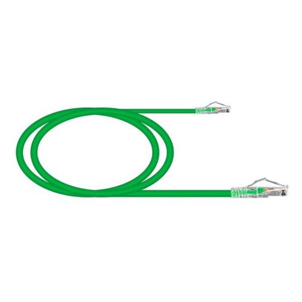 KEYNET SYSTEMS TL-6AUTB26-02G Latiguillo Cat6/6A U/UTP 26 AWG flex contactos 15µ" LSZH-FR verde 2m