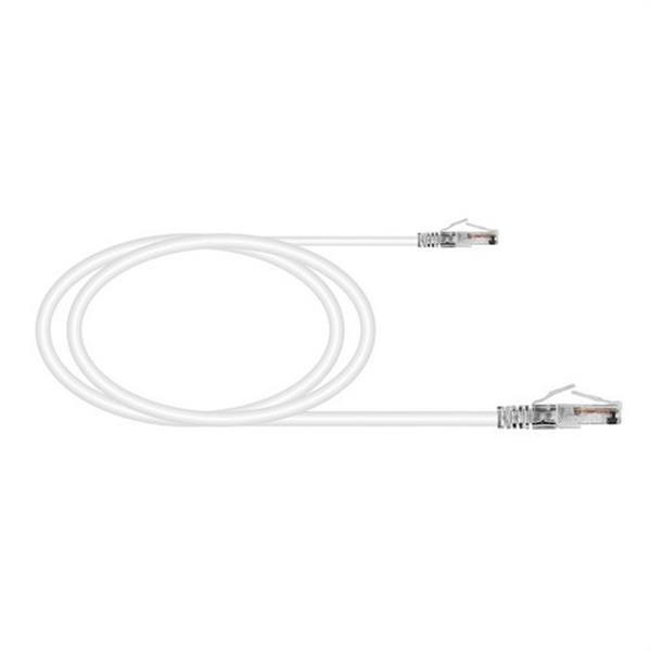 KEYNET SYSTEMS TL-6AUTB26-05W Latiguillo Cat6/6A U/UTP 26 AWG flex contactos 15µ" LSZH-FR blanco 5m