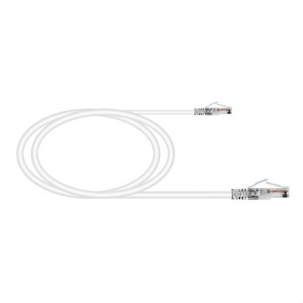 KEYNET SYSTEMS TL-6AUTB26-03W Latiguillo Cat6/6A U/UTP 26 AWG flex contactos 15µ" LSZH-FR blanco 3m
