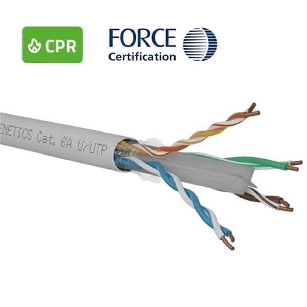 OPENETICS 0850BG Cable Cat. 6A U/UTP rígido Lszh B2ca s1a,d1,a1 en bobinas de 500 m