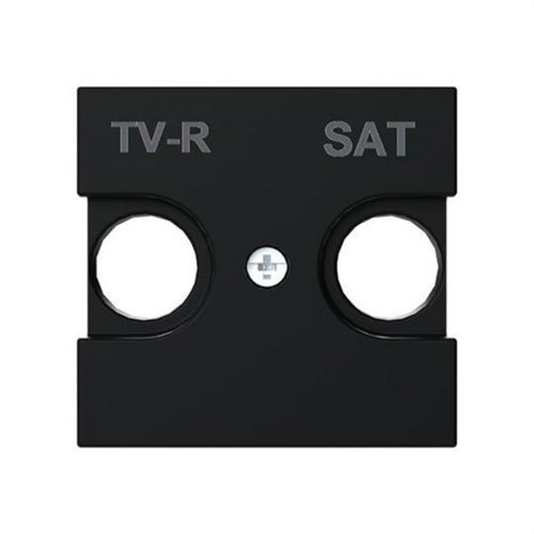 NIESSEN N2250.1 NT Tapa toma TV-R/SAT negro