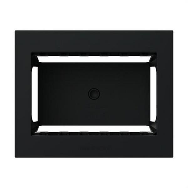 NIESSEN N2393 NT Caja superficie IP40 3 módulos negro