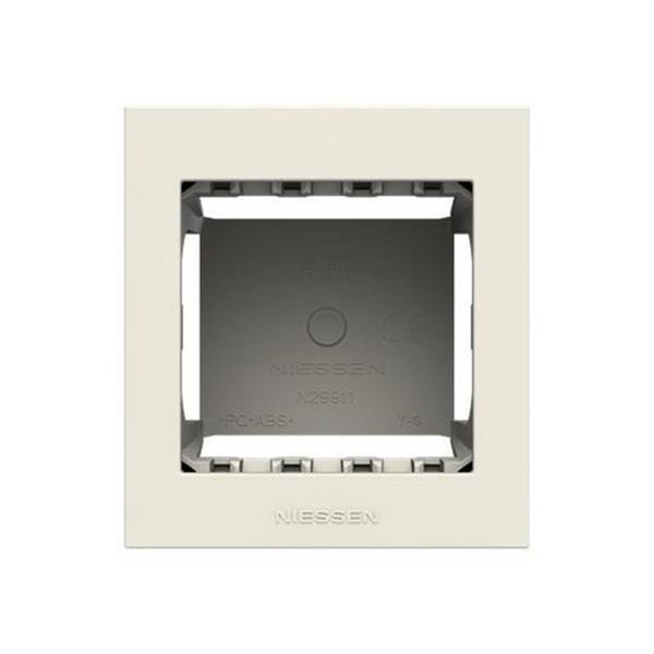 NIESSEN N2291 BL Caja superficie IP40 1 ventana blanco
