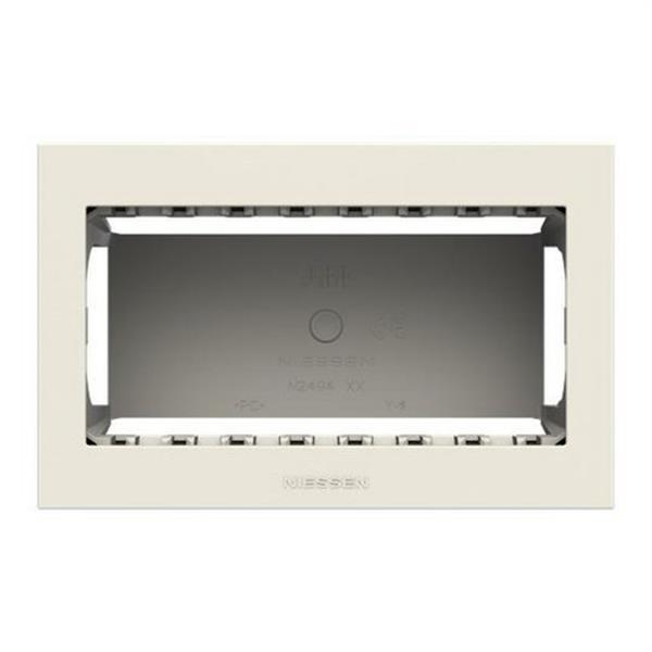 NIESSEN N2494 BL Caja superficie 4 módulos blanco