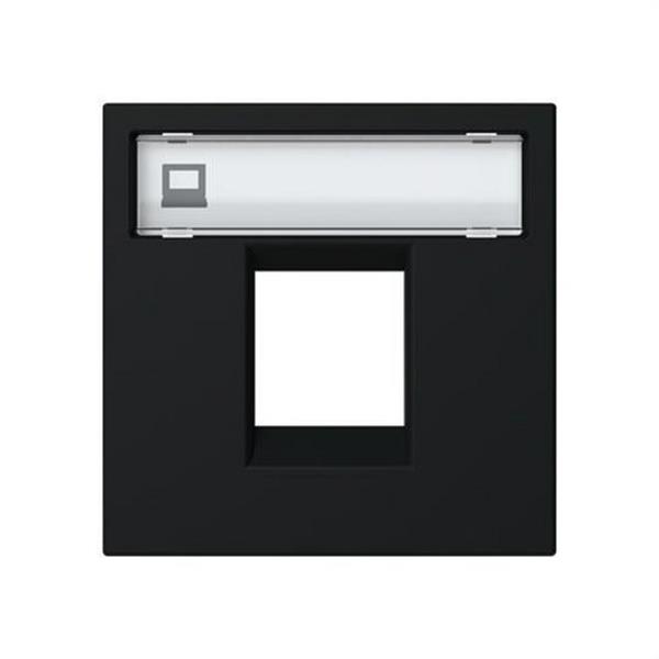 NIESSEN N2218.1 NT Tapa ventana 1 conector negro