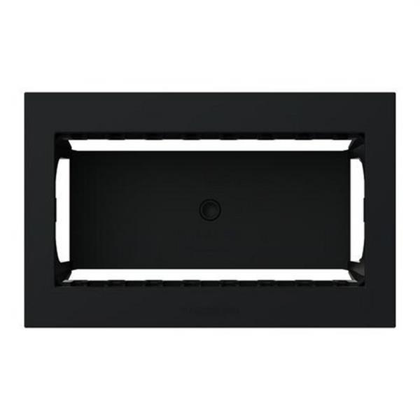 NIESSEN N2494 NT Caja superficie 4 módulos negro