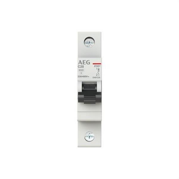 AEG Baja Tensión 2CDS251086R0204 Interruptor magnetotérmico EH60 1P 20A C